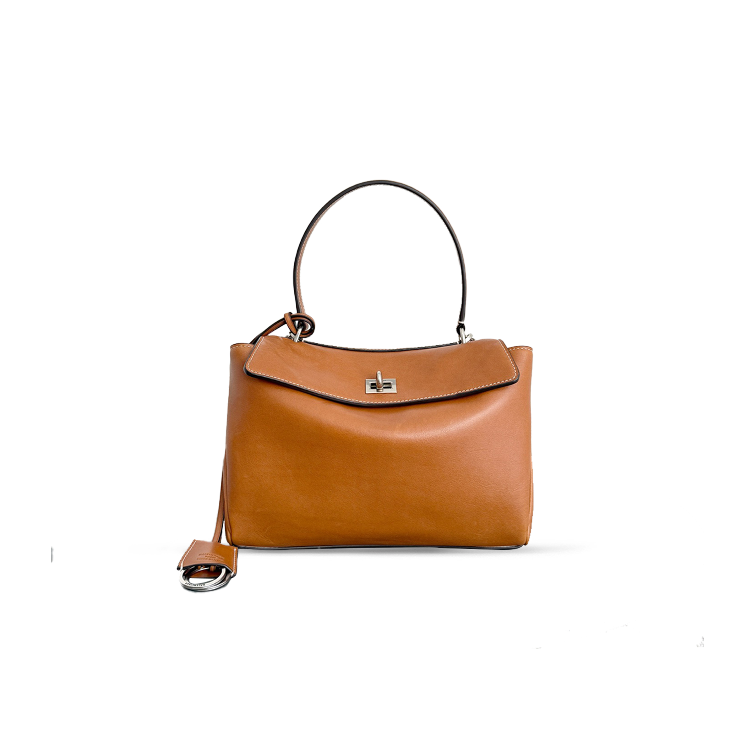 Ba*len*cia*ga women''s rodeo handbag small in tan cowboy 7897792aa4v1000 (28.9*20*9.9cm)